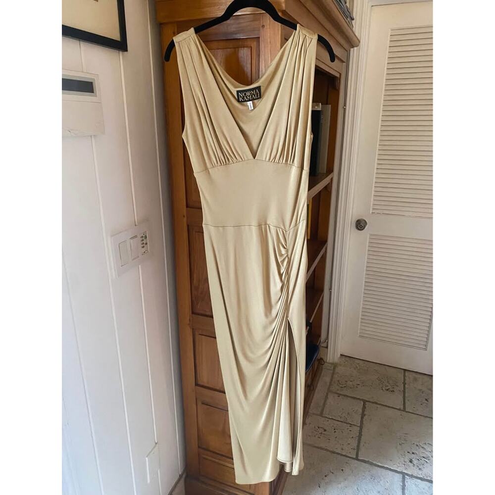 Norma Kamali Gold Gown/Dress size 6